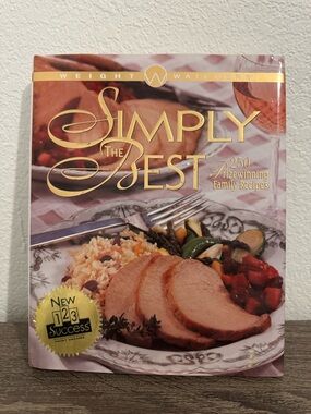 Weight Watchers Simply The Best Cookbook — Gold & Pink Cover